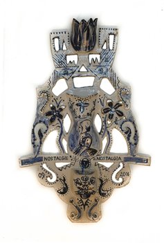 Muurornament 'Delfts Blauw'